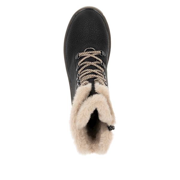 RIEKER Y3424-00 CZARNO BEŻOWE • Rozm. D.: 38