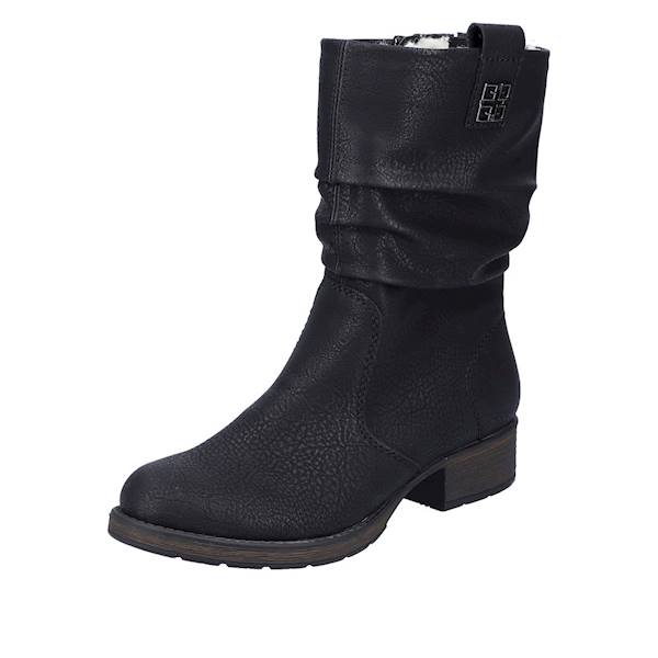 RIEKER Z9583-00 CZARNY • Rozm. D.: 40