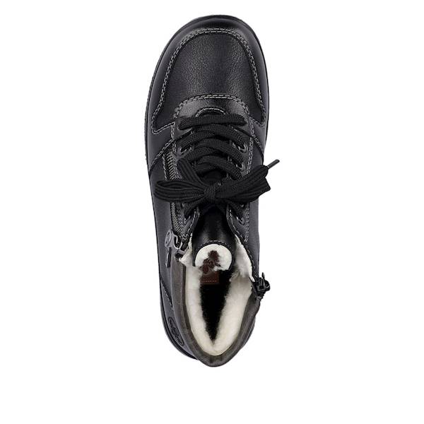 RIEKER L7703-00 CZARNY • Rozm. D.: 38