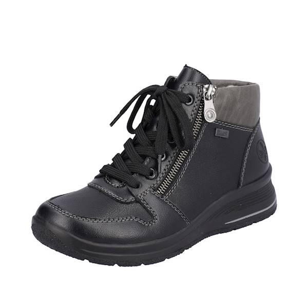 RIEKER L7703-00 CZARNY • Rozm. D.: 38