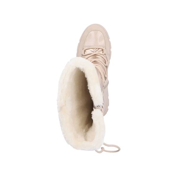 RIEKER Z1083-62 BEŻ/ZŁOTY • Rozm. D.: 39