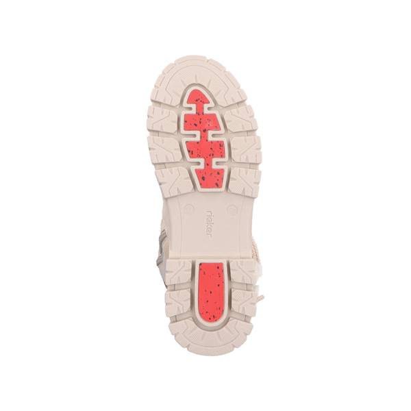 RIEKER Z1083-62 BEŻ/ZŁOTY • Rozm. D.: 41
