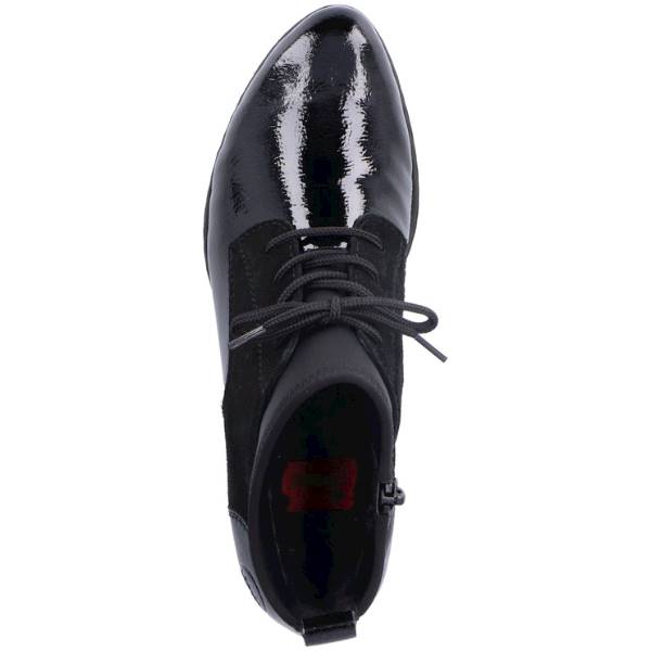 RIEKER Y0740-00 CZARNY LAC • Rozm. D.: 37