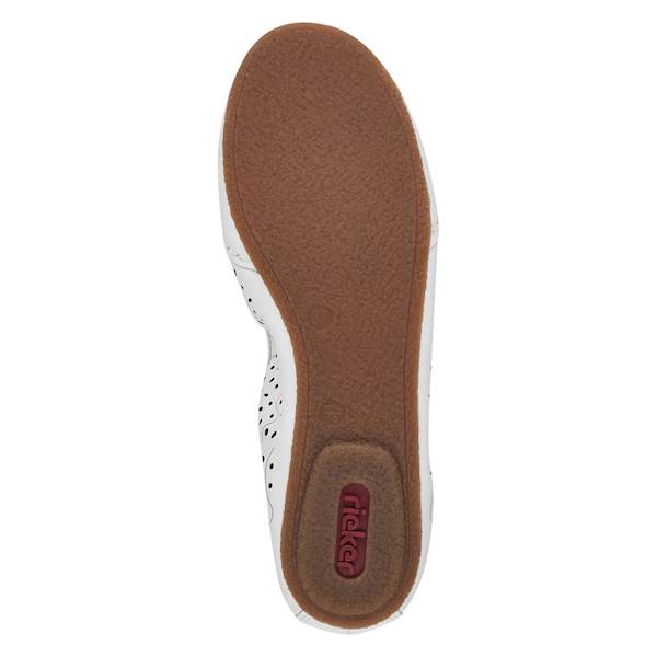 RIEKER ballerina 41460-80 BIAŁA  • Rozm. D.: 41