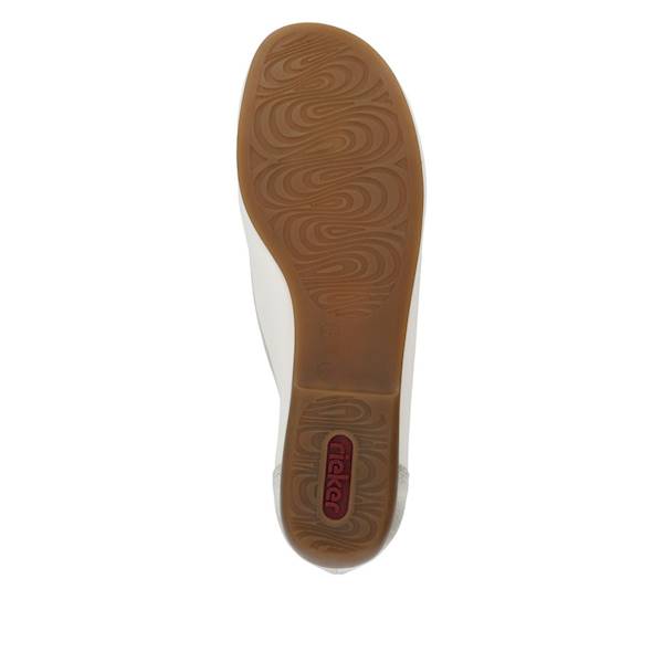 RIEKER mokasyny L6350-60 CREMOWY • Rozm. D.: 41