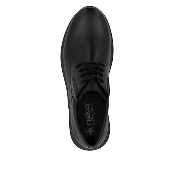 RIEKER półbuty 10419-00 czarne • Rozm. M.: 42