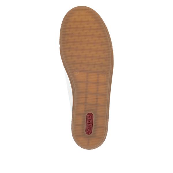 RIEKER SNEAKERSY L9700-80 BIAŁO SZARE  • Rozm. D.: 38