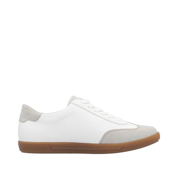 RIEKER SNEAKERSY L9700-80 BIAŁO SZARE  • Rozm. D.: 38