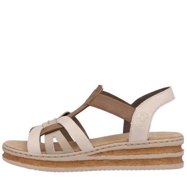 RIEKER sandały 62918-62 FANGO • Rozm. D.: 37