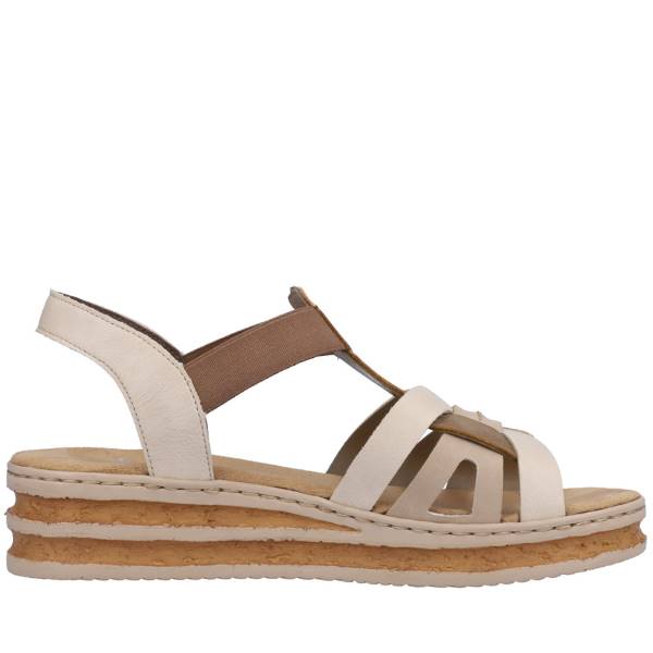 RIEKER sandały 62918-62 FANGO • Rozm. D.: 39