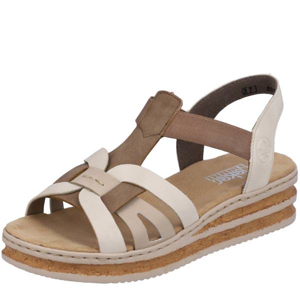 RIEKER sandały 62918-62 FANGO • Rozm. D.: 39
