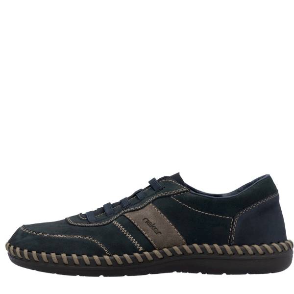 RIEKER półbuty B2468-14 granatowe • Rozm. M.: 41