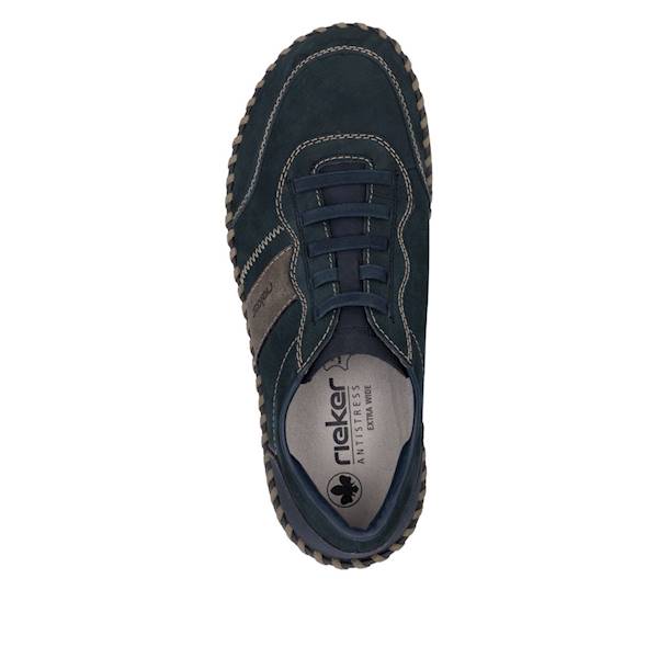 RIEKER półbuty B2468-14 granatowe • Rozm. M.: 42
