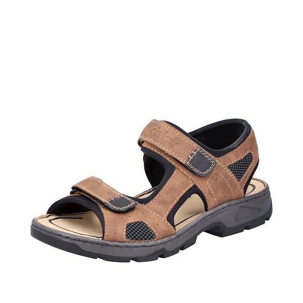 RIEKER sandały 26156-25 BRĄZ • Rozm. M.: 41