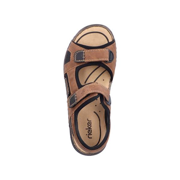 RIEKER sandały 26156-25 BRĄZ • Rozm. M.: 41