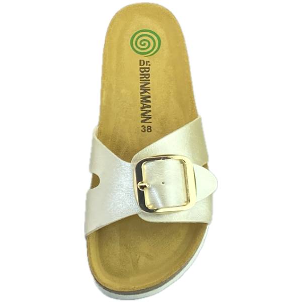 KLAPKI DR BRINKMANN NUENO 700700-08 KREM  METALIK • Rozm. D.: 39