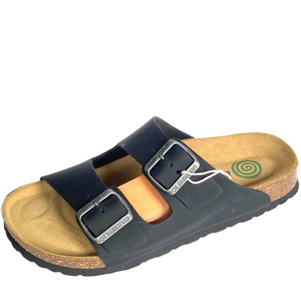DR BRINKMANN BONILLO 600133-01 CZARNE KLAPKI • Rozm. D.: 38