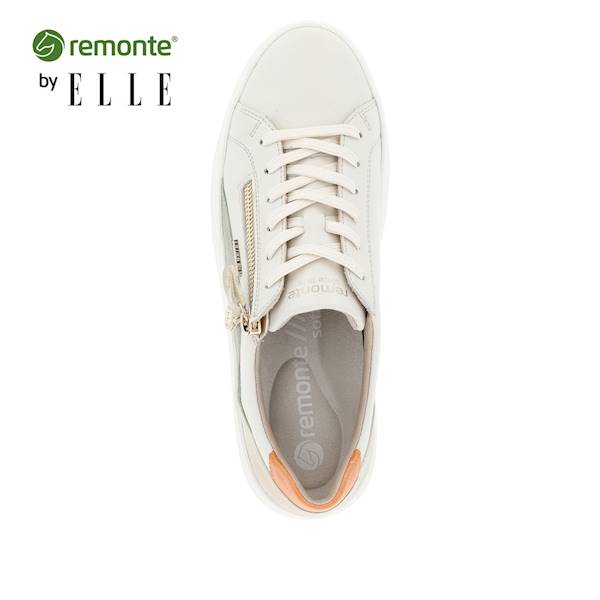 REMONTE D1C01-81 BIAŁO SZAŁWIOWO POMARAŃCZOWYE SNEAKERSY • Rozm. D.: 37