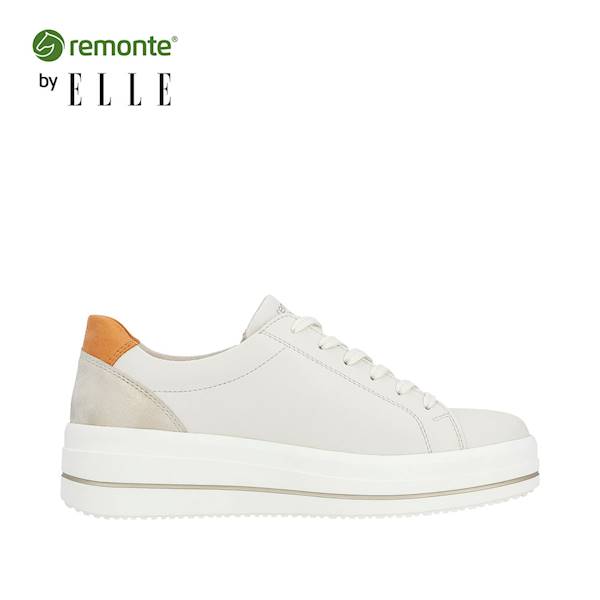 REMONTE D1C01-81 BIAŁO SZAŁWIOWO POMARAŃCZOWYE SNEAKERSY • Rozm. D.: 37