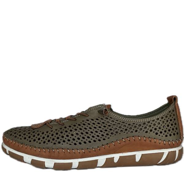 SOKOLSKI PÓŁBUT ażur ARA S475 KHAKI