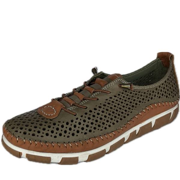 SOKOLSKI PÓŁBUT ażur ARA S475 KHAKI • Rozm. D.: 36
