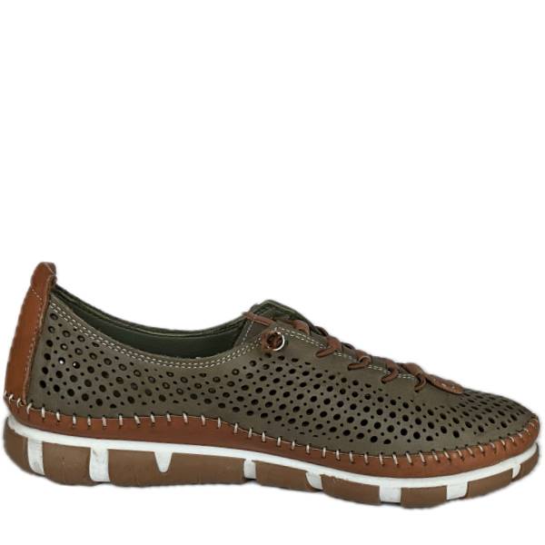 SOKOLSKI PÓŁBUT ażur ARA S475 KHAKI • Rozm. D.: 41