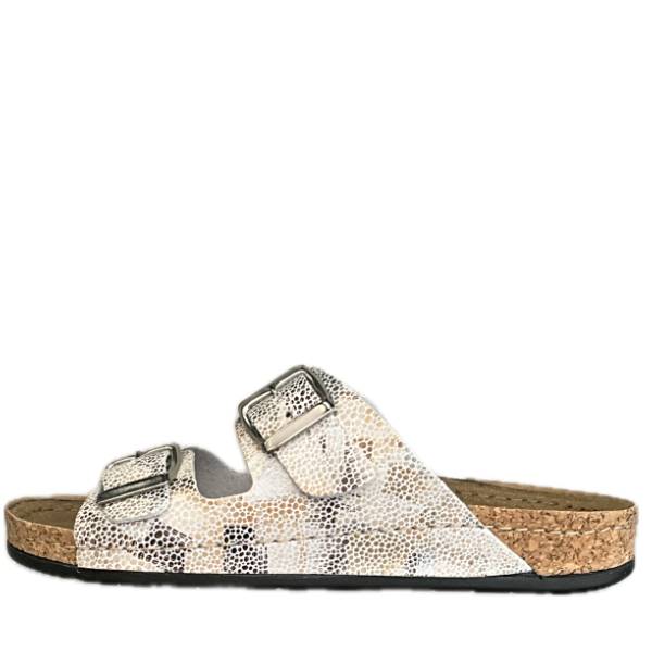 DR BRINKMANN BONILLO 700711-00 BIAŁY mix KLAPKI