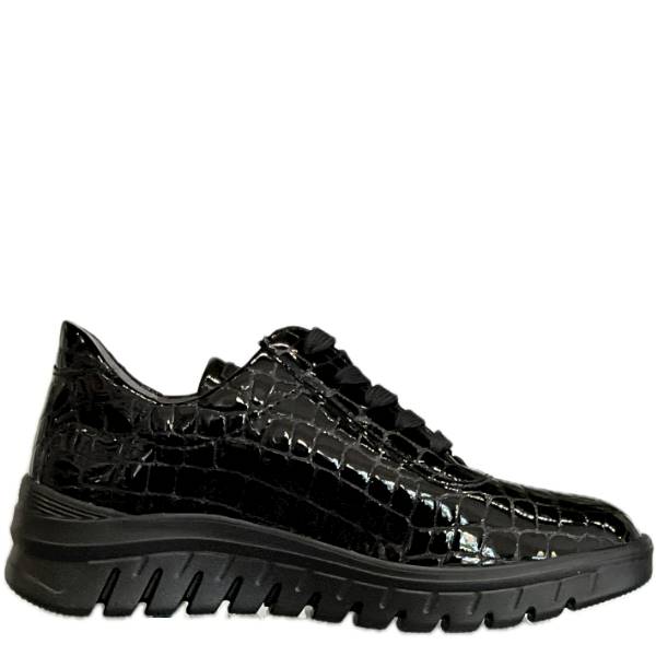 WALDLAUFER 913008 200 H-BIGGI CZARNY CROCO • Rozm. D.: 37