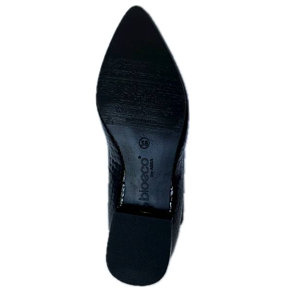 BALERINY BIOECO BY ARKA 6092 2035 CZARNY LAK • Rozm. D.: 39