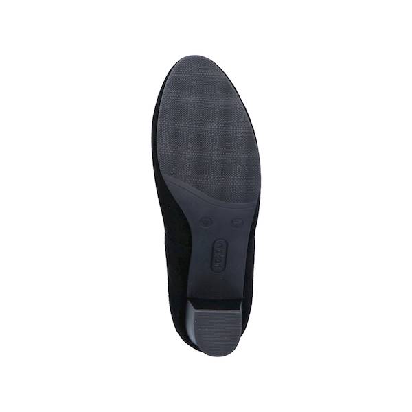 RIEKER 44650-03 CZARNY NUBUK • Rozm. D.: 37