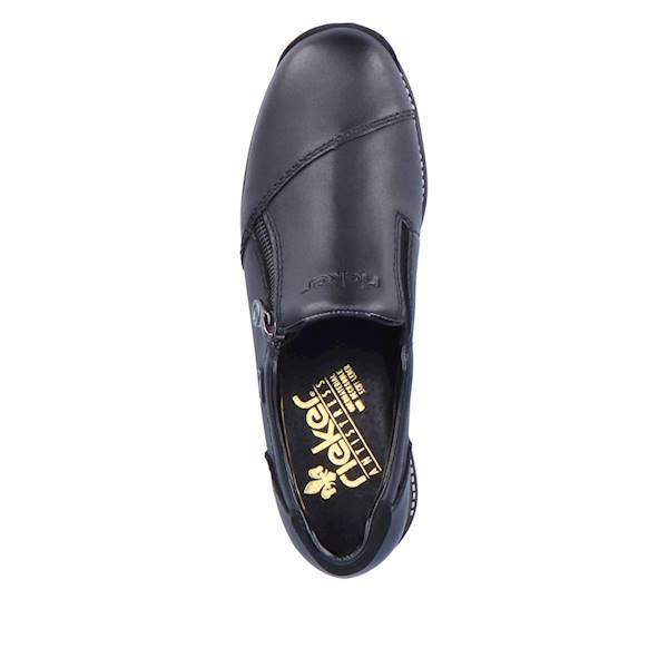 RIEKER 44265-00 CZARNE • Rozm. D.: 41