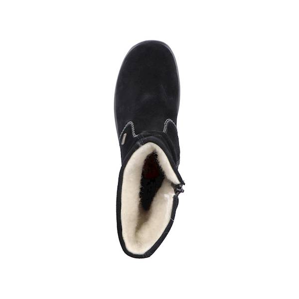 RIEKER Z7171-01 CZARNY zamsz • Rozm. D.: 40
