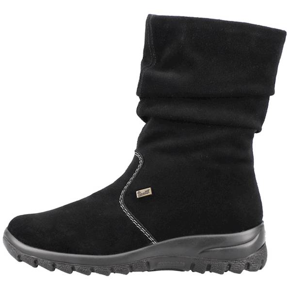 RIEKER Z7171-01 CZARNY zamsz • Rozm. D.: 40