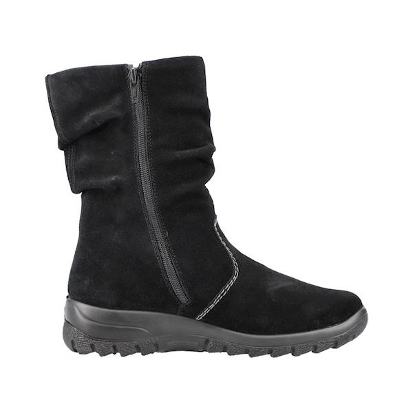 RIEKER Z7171-01 CZARNY zamsz • Rozm. D.: 40
