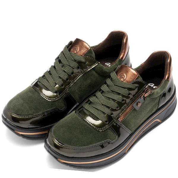 ARA 1227540-96 SAPPORO SNEAKERY ZIELONO ZŁOTE • Rozm. D.: 40