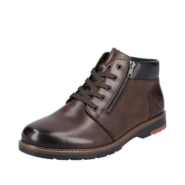 RIEKER 10502-25 BRĄZOWY Trzewik • Rozm. M.: 46