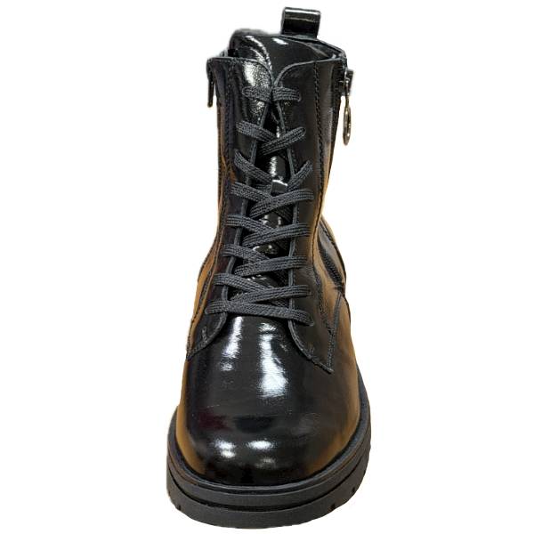 WALDLAUFER trzewik 648803-143 K tęgość-ZOE czarny LAK • Rozm. D.: 40