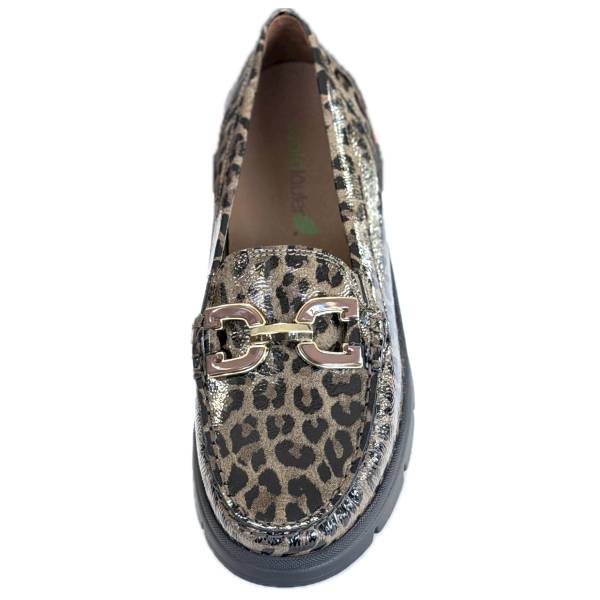 WALDLAUFER MOKASYN H-PINA 906504 KHAKI panterka • Rozm. D.: 37,5