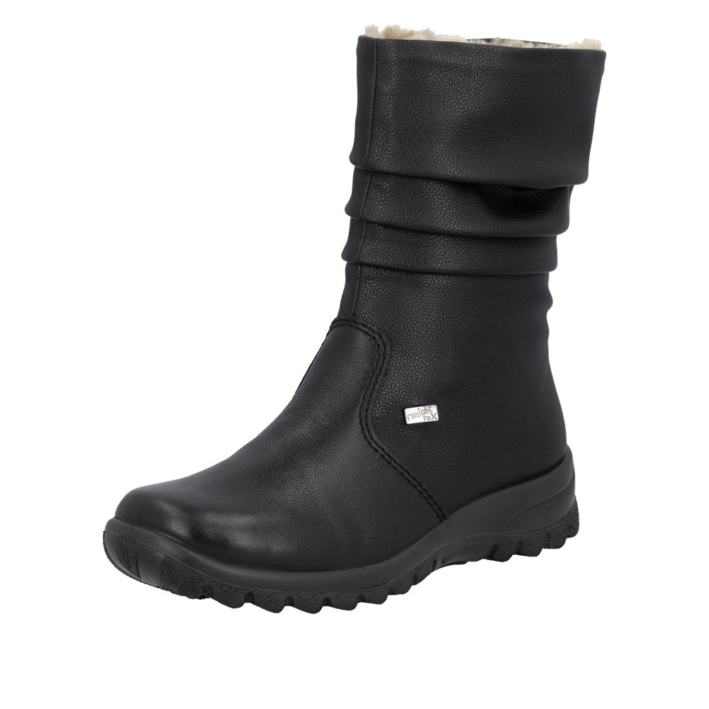 RIEKER Z7171-02 CZARNY LICO • Rozm. D.: 36