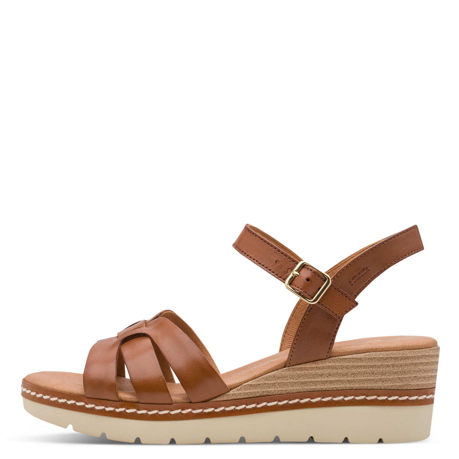 Marco Tozzi 2-28702-46 305 SANDAŁ NA KOTURNIE COGNAC