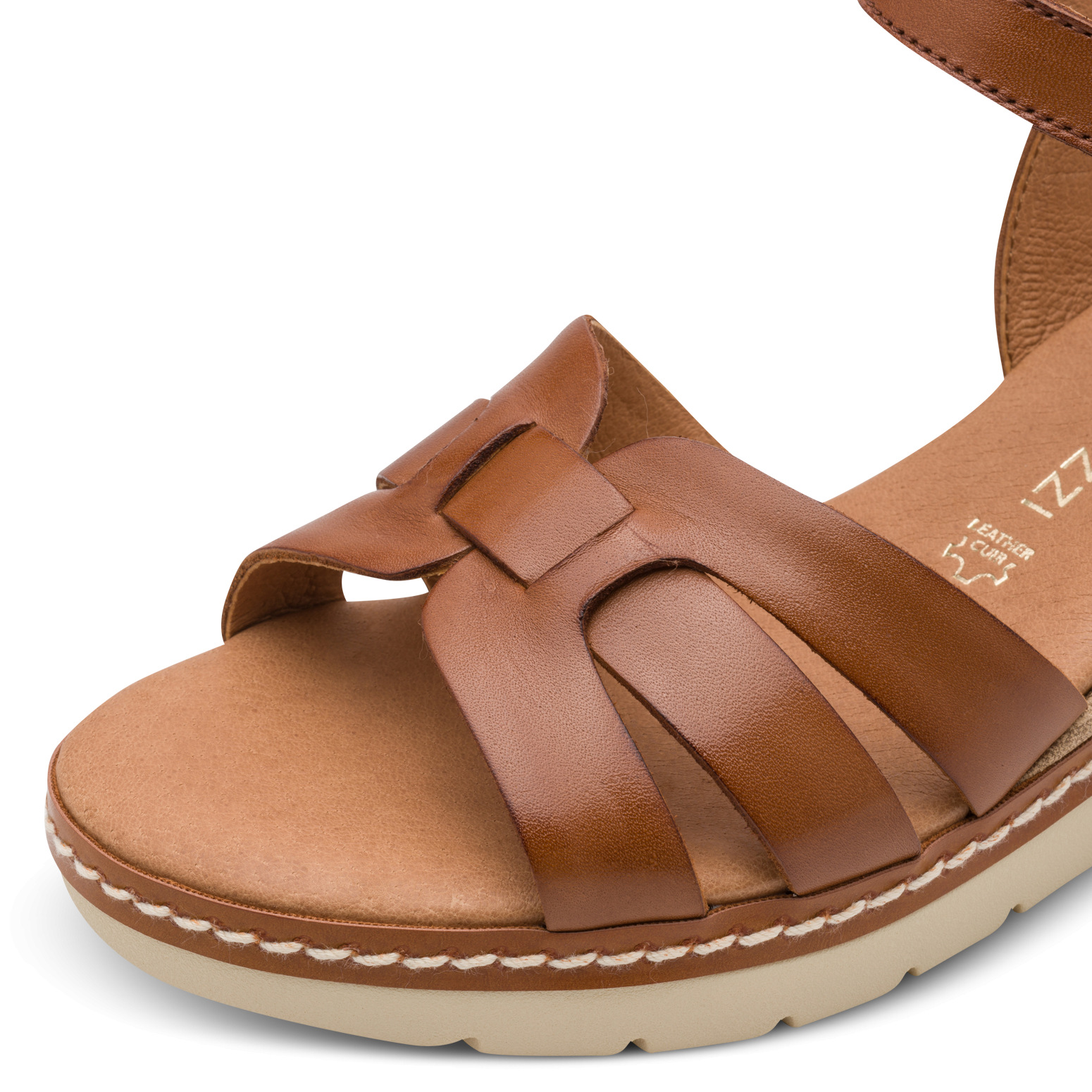 Marco Tozzi 2-28702-46 305 SANDAŁ NA KOTURNIE COGNAC • Rozm. D.: 37