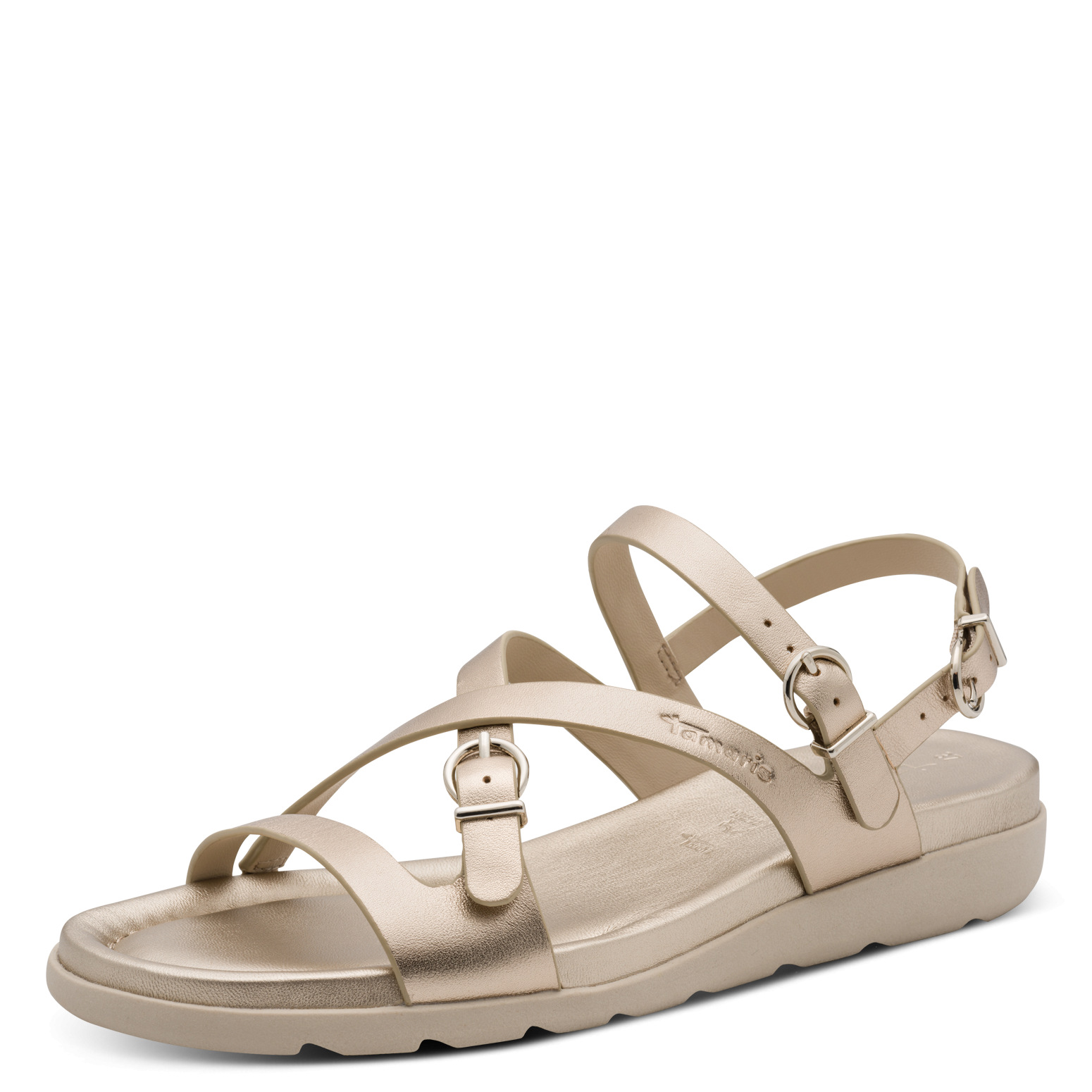 TAMARIS 1-28231-46-900 SANDAŁKI BRĄZ METALIC • Rozm. D.: 38