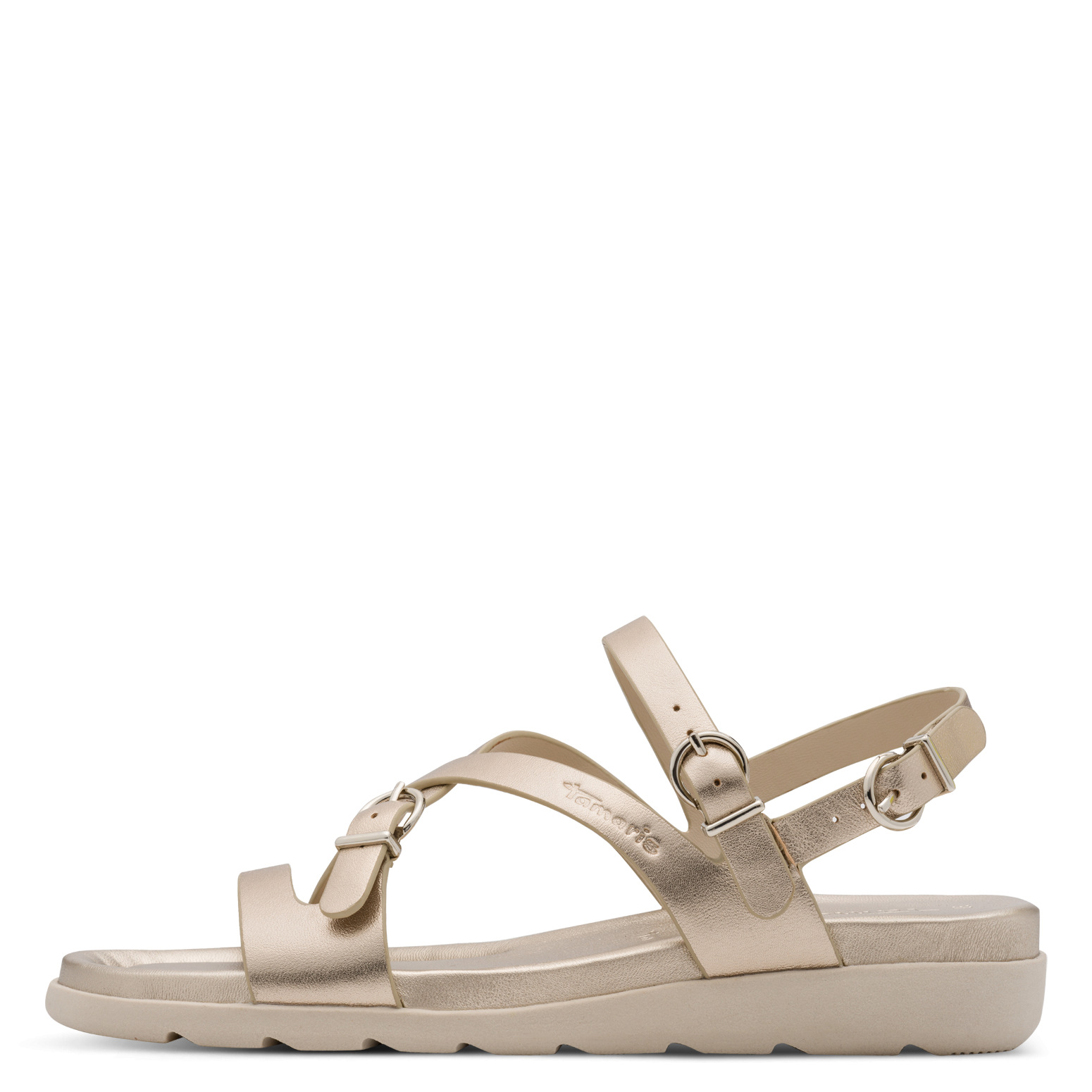 TAMARIS 1-28231-46-900 SANDAŁKI BRĄZ METALIC • Rozm. D.: 39