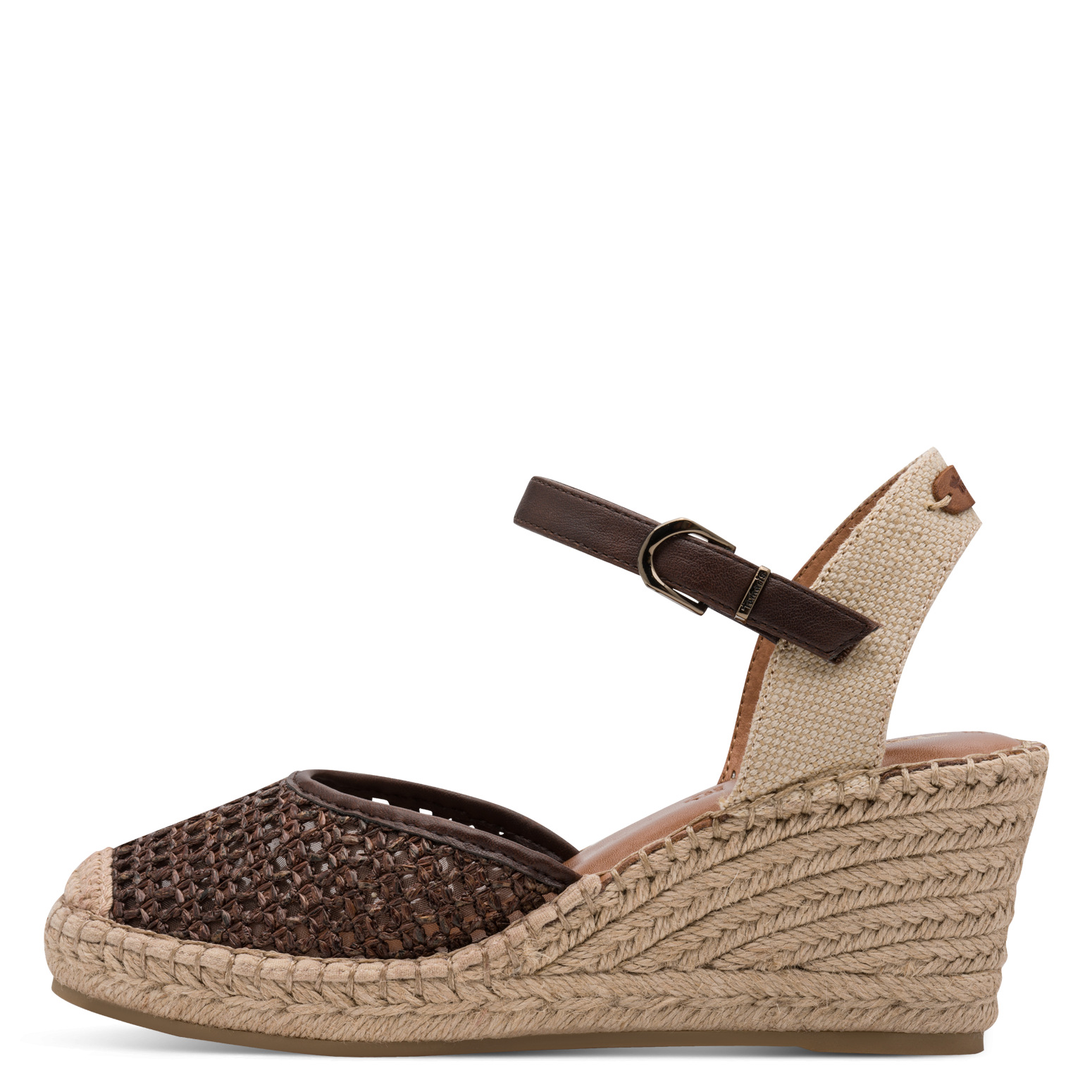 TAMARIS 1-29610-42-304 SANDAŁKI NA KOTURNIE BRĄZ • Rozm. D.: 39