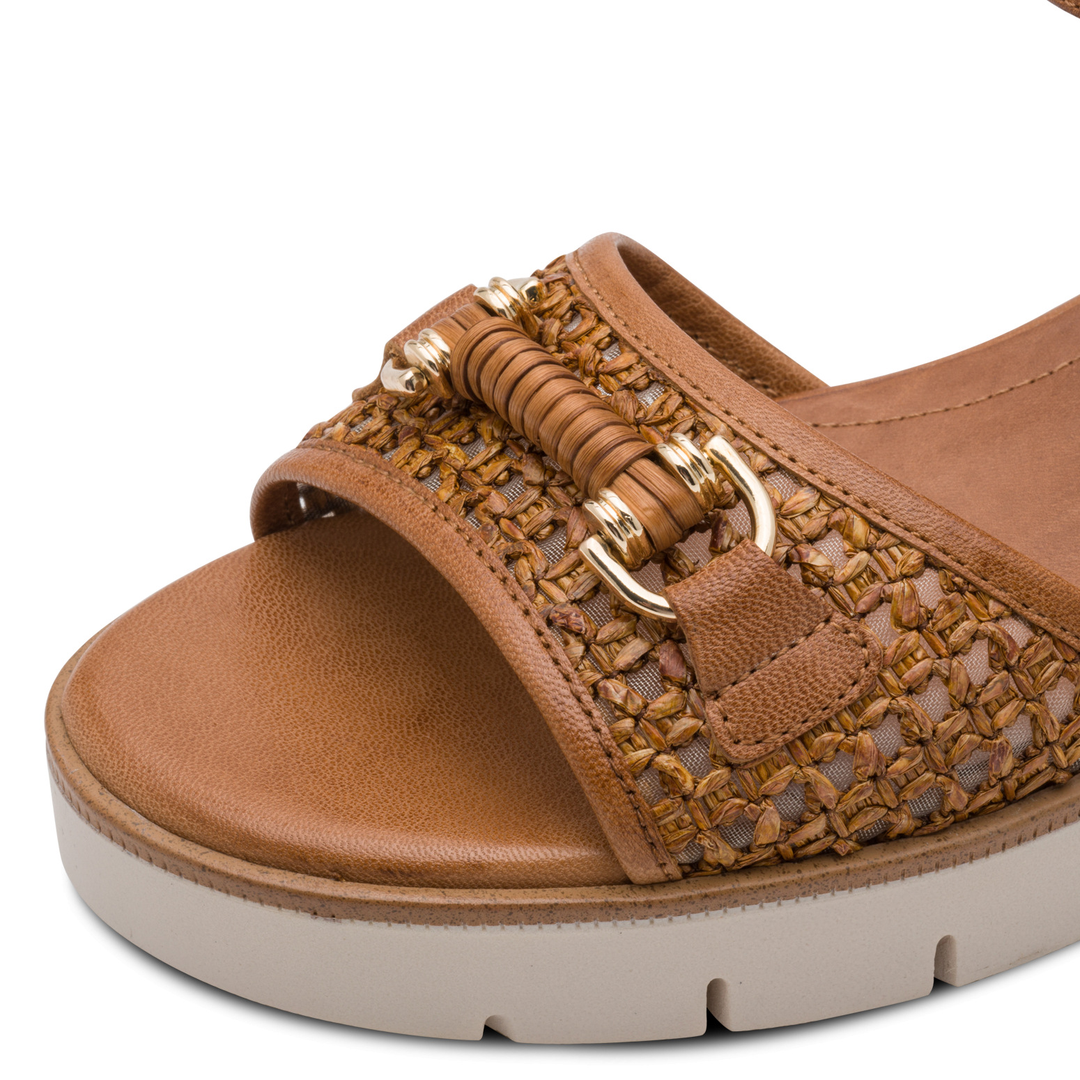 TAMARIS 1-28215-46-305 SANDAŁ NA KATURNIE COGNAC • Rozm. D.: 39