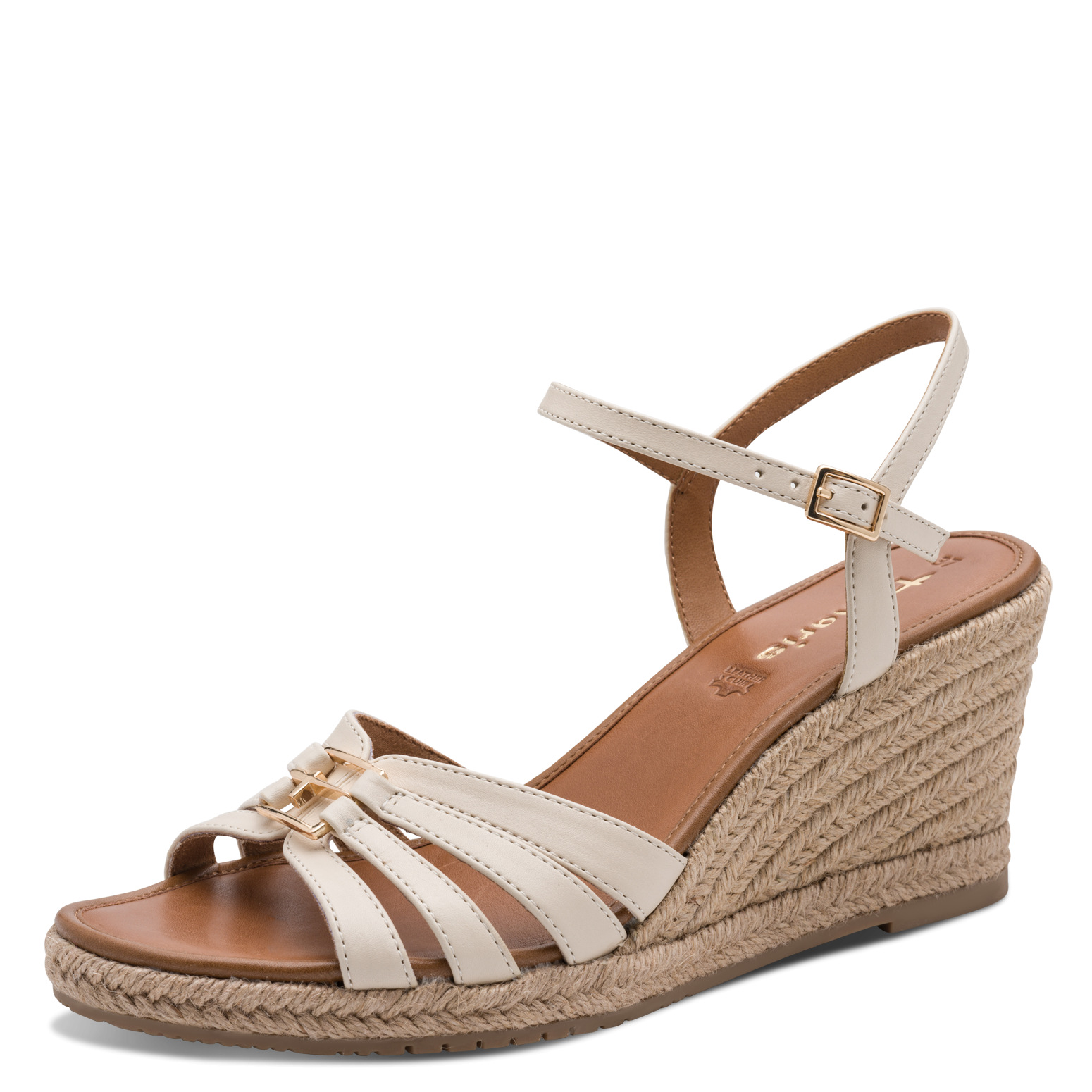 TAMARIS 1-28312-46-109 SANDAŁ NA KATURNIE BIAŁY • Rozm. D.: 40