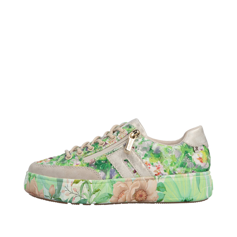 RIEKER M7711-91 ZIELONY MULTI • Rozm. D.: 36