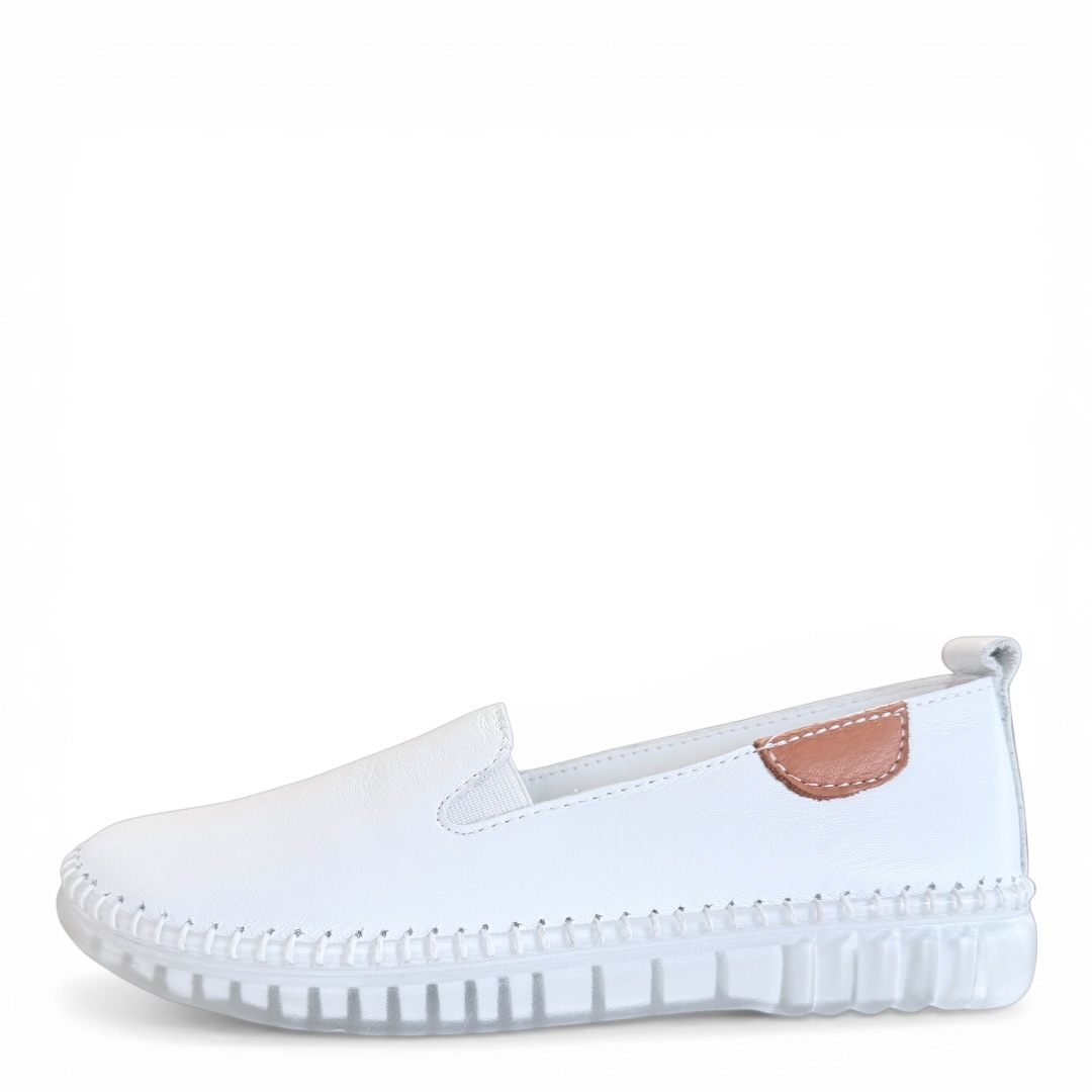 SOKOLSKI OG 410 MOKASYN BIAŁY • Rozm. D.: 40