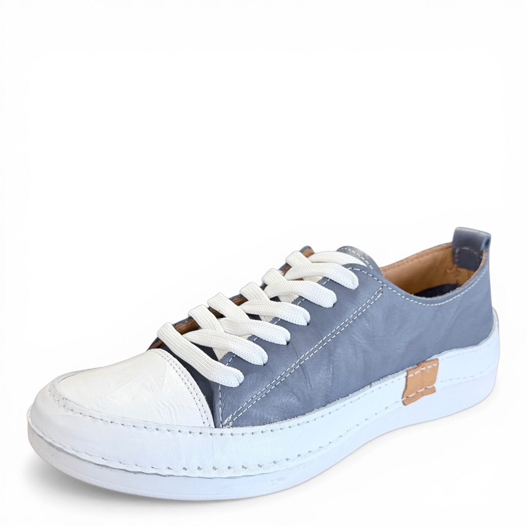 SOKOLSKI HH 8260 TRAMPKI SKÓRA NIEBIESKIE • Rozm. D.: 40