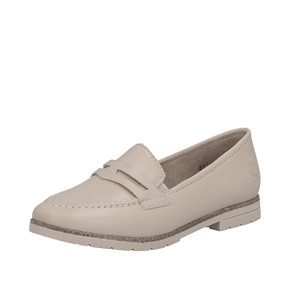 RIEKER 45300-63 LOAFERSY BEŻOWY • Rozm. D.: 37